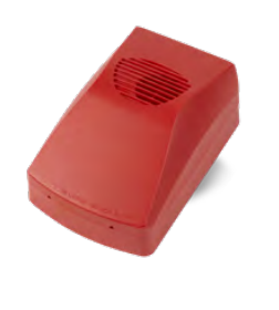 Adresowalny, ścienny sygnalizator akustyczny, czerwony P80SR ZETTLER