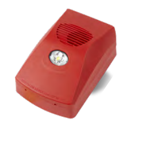 Adresowalny, ścienny sygnalizator optyczno-akustyczny (VAD), czerwony P80AVR ZETTLER