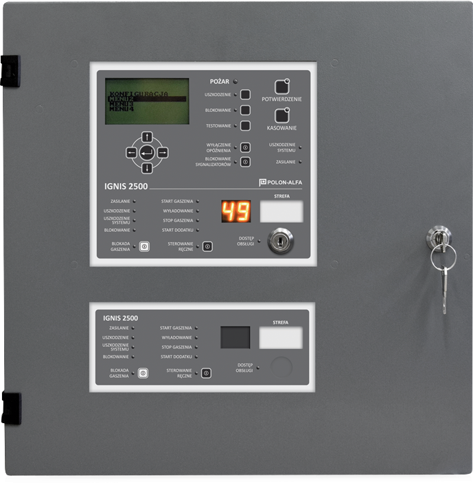 Centrala automatycznego gaszenia IGNIS 2500A POLON