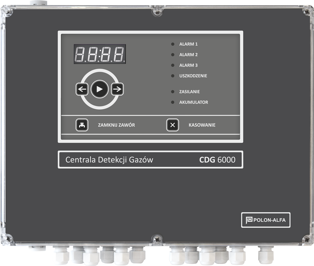 Centrala detekcji gazów CDG 6000 POLON