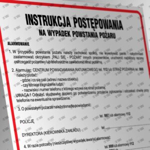 DB001 Instrukcja ogólna przeciwpożarowa