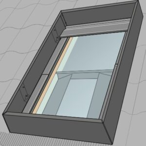 Deflektor do okna VELUX UK08 134x140 cm