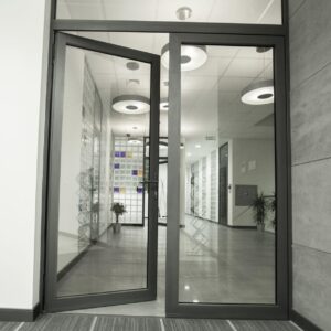 Drzwi przeciwpożarowe aluminiowe EI60/EIS60