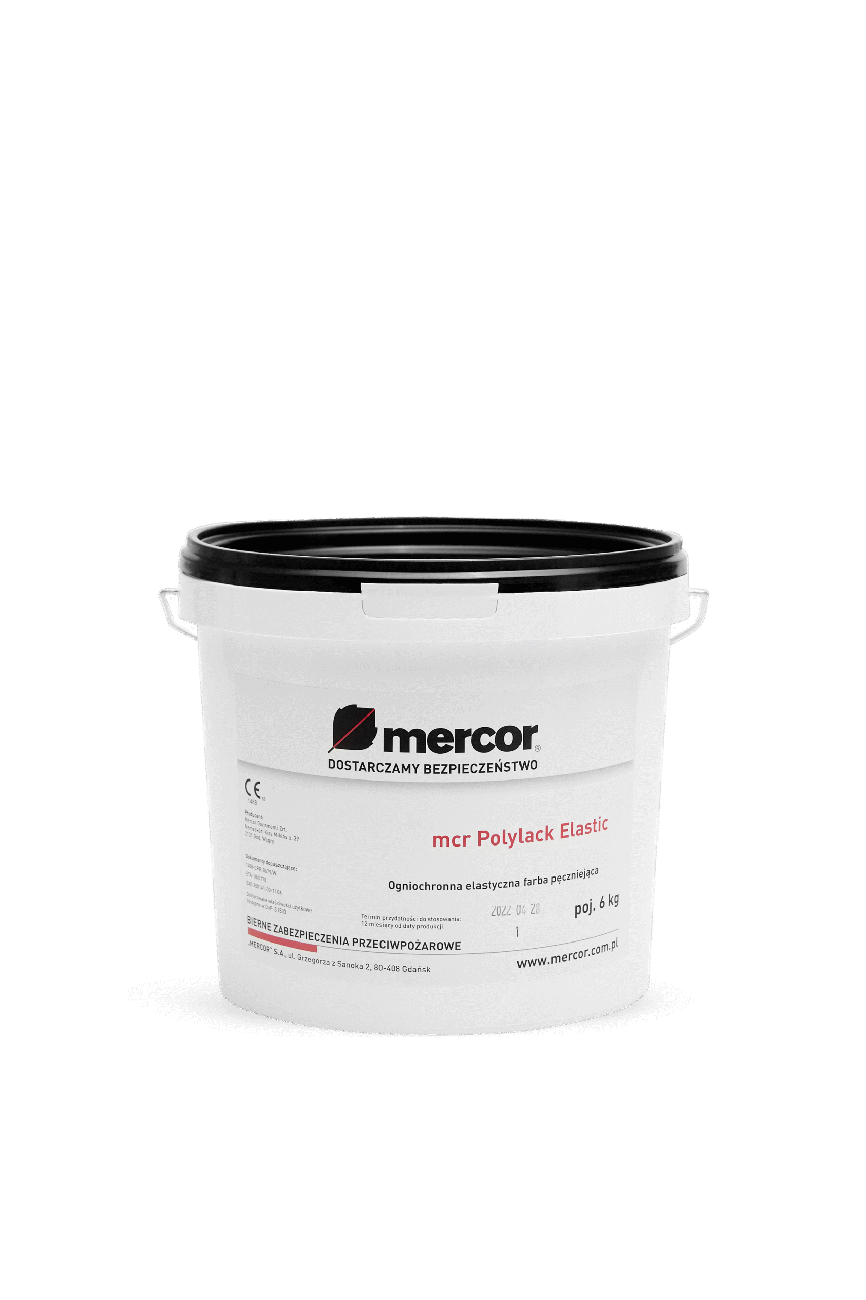 Elastyczna farba pęczniejąca mcr Polylack Elastic MERCOR