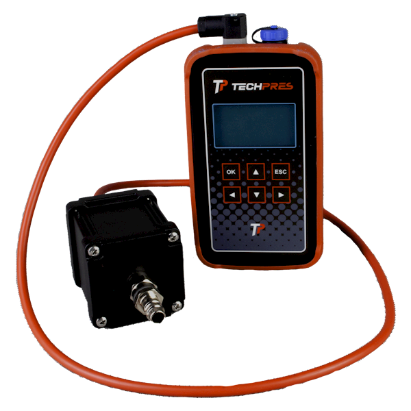 Elektroniczne urządzenie do pomiaru ciśnienia i wydajności hydrantów FH-2 z GPS TECHPRES