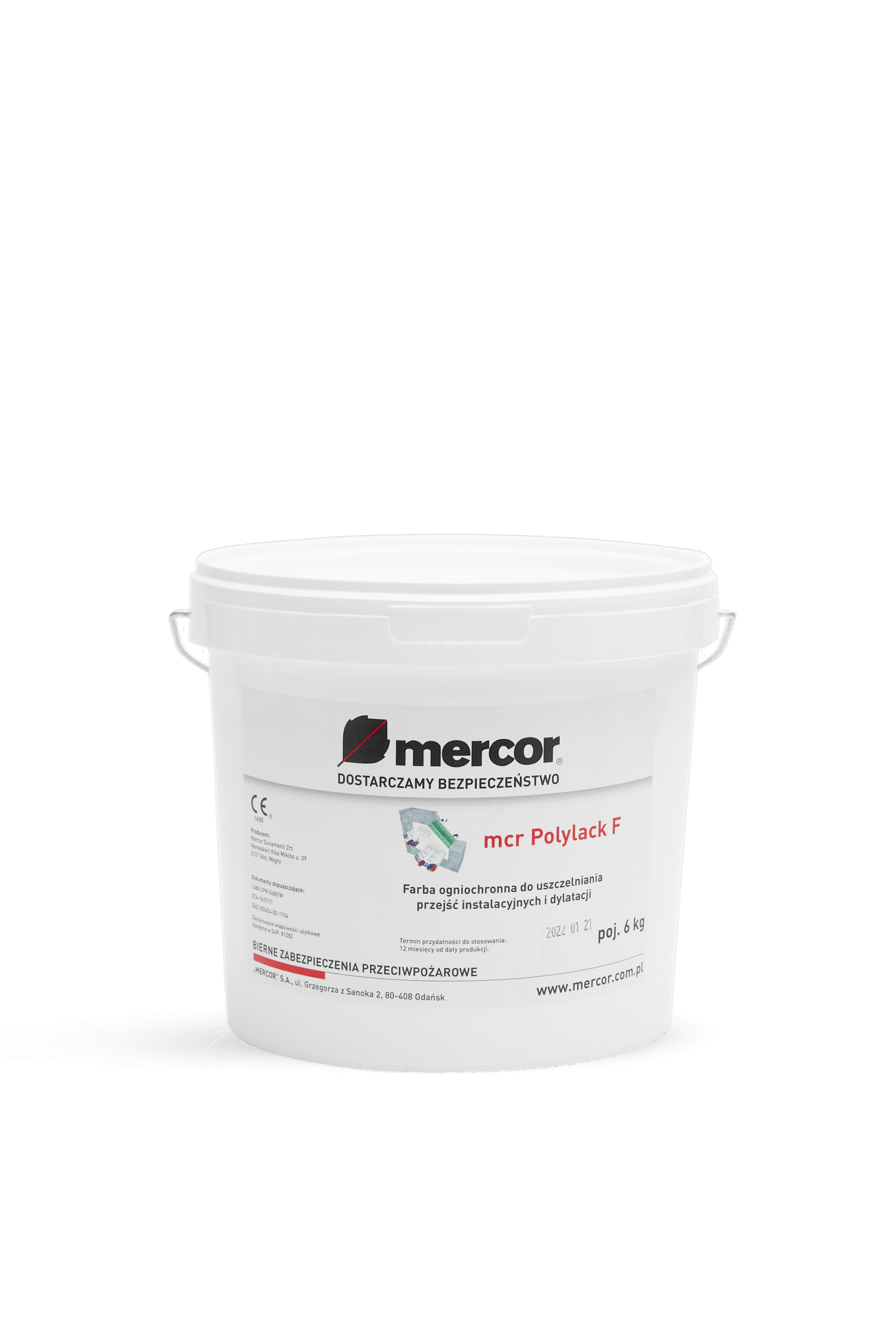Farba pęczniejąca mcr Polylack F MERCOR
