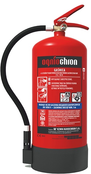 Gaśnica pianowa 9l GPN-9z AB