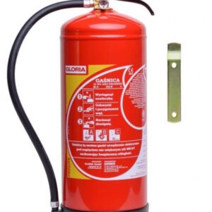 Gaśnica proszkowa GLORIA 12kg GP-12x ABC PD 12 z wieszakiem