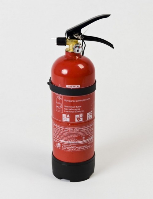 Gaśnica proszkowa GP-2 X ABC z wieszakiem