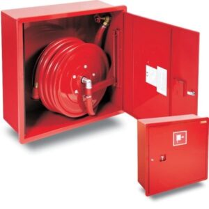 Hydrant DN 25 wewnętrzny, HP-700-B.20 wnękowy z wężem półsztywnym