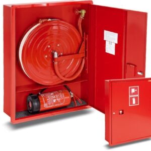 Hydrant wewnętrzny 25HP+GP-1050-B.30-180 wnekowy, smukły, z miejscem na gaśnicę pod