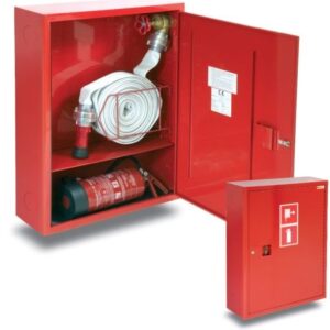 Hydrant wewnętrzny H+G-650.15(900) zawieszany z miejscem na gaśnicę pod