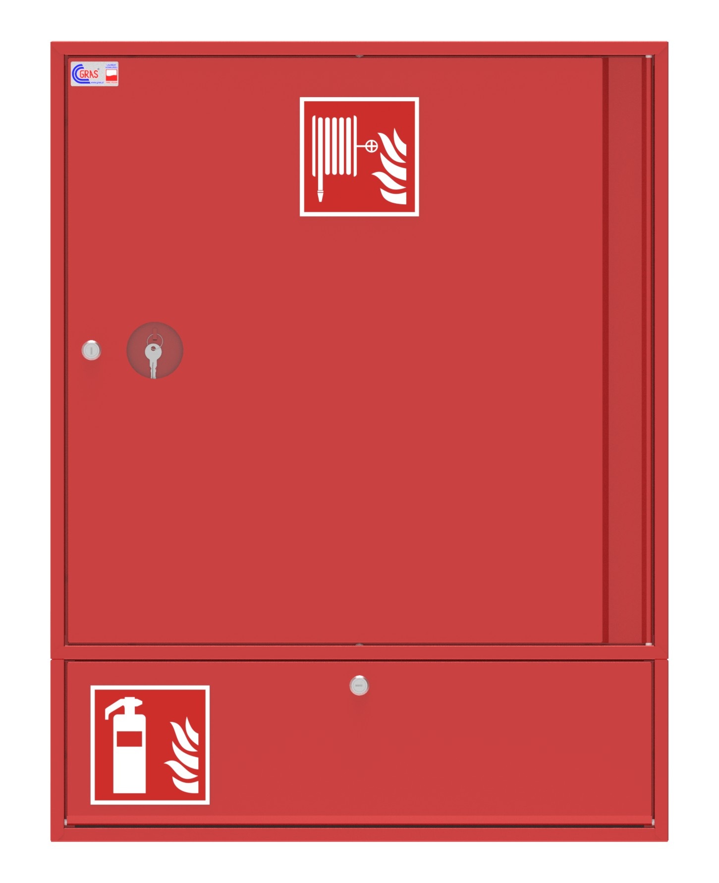 Hydrant wewnętrzny HW-25 N/W-KP-20/30 SLIM 180 GRAS