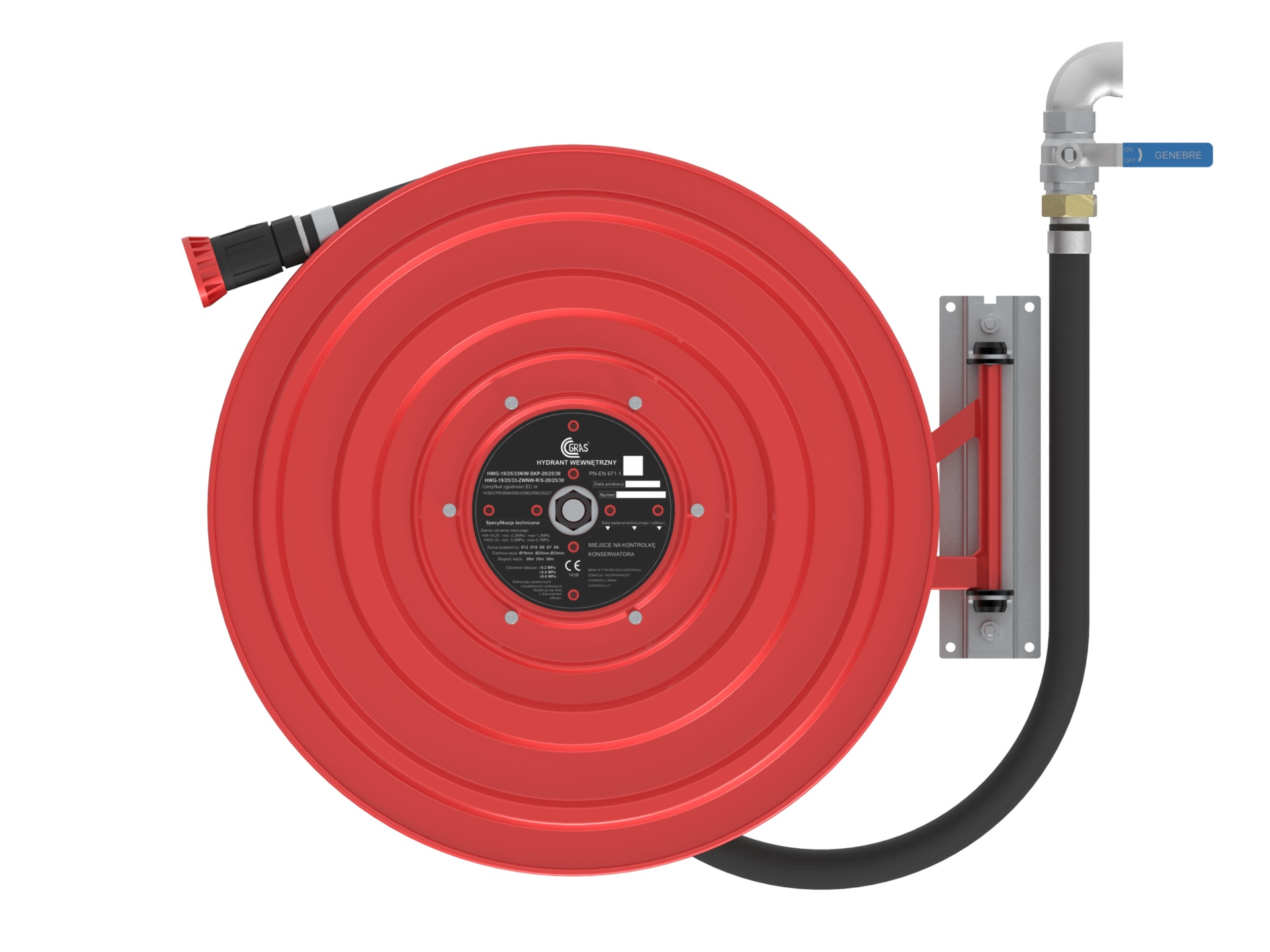 Hydrant wewnętrzny HWG-33 ZWN-R-20/30 GRAS