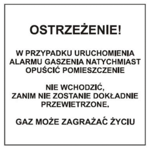 Instrukcja ostrzegawcza IO-1 POLON
