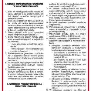Instrukcja PPOŻ. DB007 Instrukcja przeciwpożarowa dla magazynów i składów butli gazów technicznych