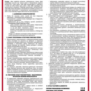 Instrukcja PPOŻ. DB010 Instrukcja przeciwpożarowego zabezpieczenia magazynów z materiałami pożarowo niebezpiecznymi