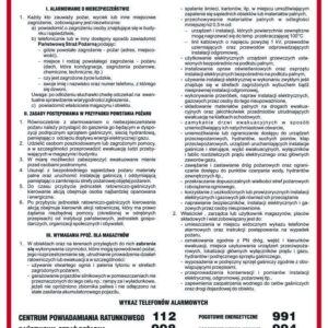 Instrukcja PPOŻ. DB011 Instrukcja przeciwpożarowego zabezpieczenia magazynów nie zagrożonych wybuchem