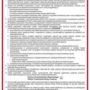 Instrukcja PPOŻ. DB023 Ogólna instrukcja przeciwpożarowa dla szkół