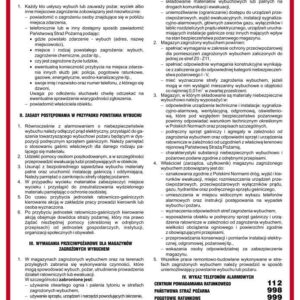 Instrukcja PPOŻ. DB025 Instrukcja przeciwpożarowa w magazynach zagrożonych wybuchem