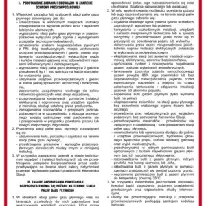 Instrukcja PPOŻ. DB032 Instrukcja ppoż. dla stacji paliw gazu płynnego