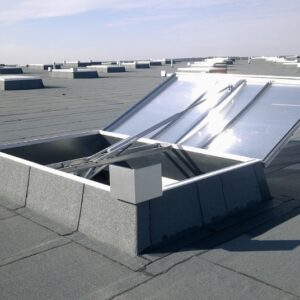 Klapa dymowa, oddymiająca AWAK P2 Podstawa prosta 75cm Dowolny wymiar