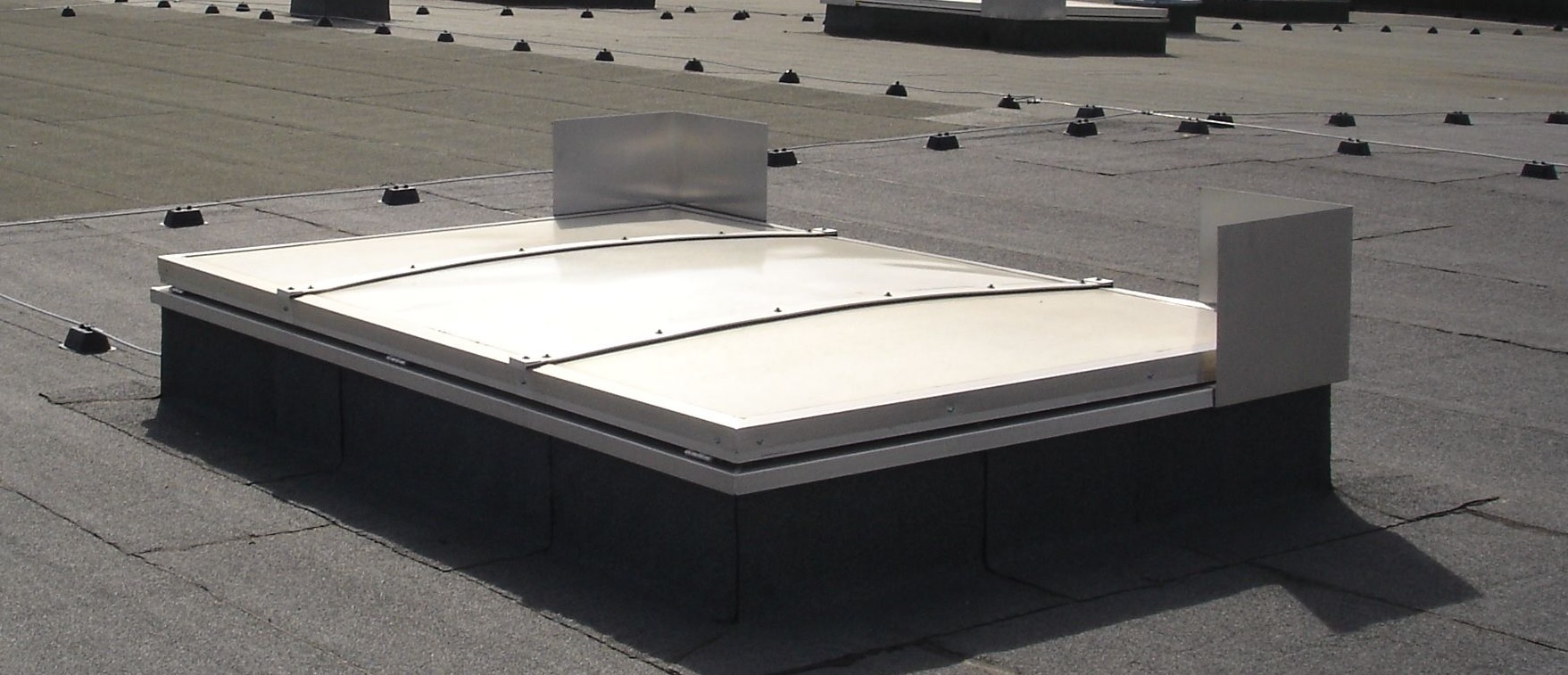 Klapa dymowa, oddymiająca REWA Podstawa skośna 75cm Dowolny wymiar