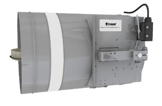 Klapa odcinająca RK370M z topikiem i sygn. położenia (HE)