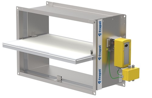 Klapa odcinająca V330M EX z siłownikiem elektrycznym (ExMax 5.10-BF)