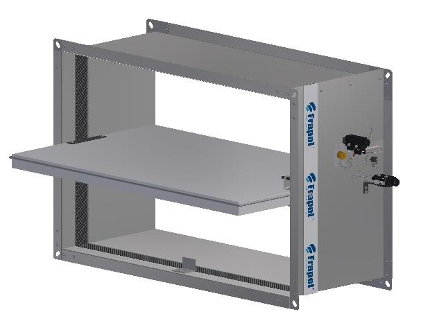 Klapa odcinająca V330M z topikiem i sygn. położenia (HE)