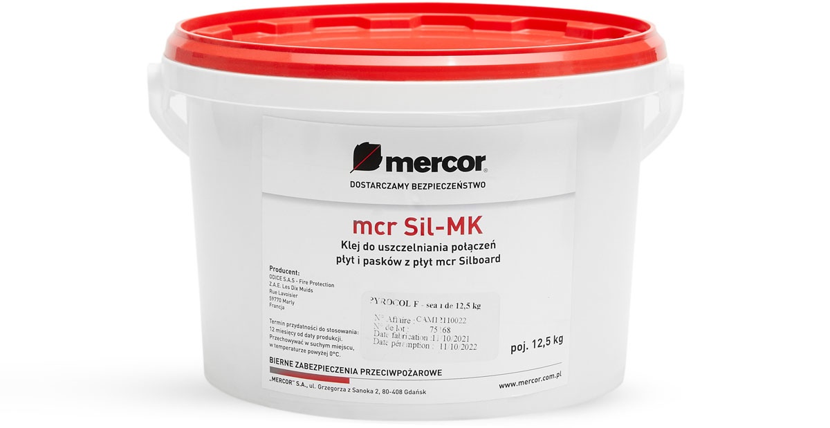 Klej do płyt mcr Silboard mcr Sil-MK MERCOR