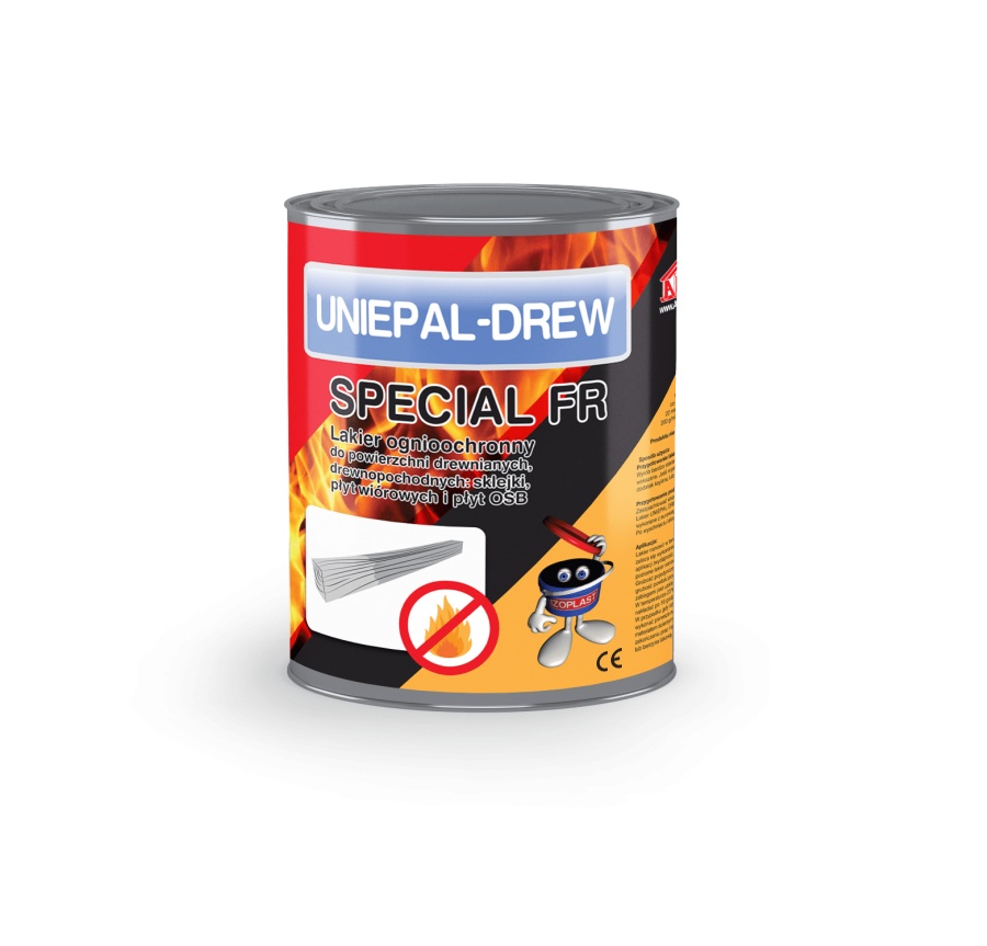Lakier ogniochronny do drewna UNIEPAL-DREW Special FR