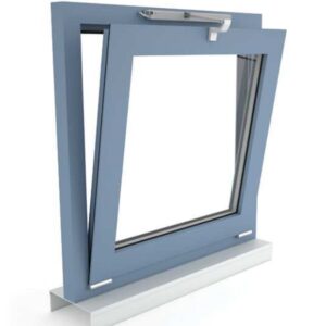 Okno oddymiające NSHEV uchylne, otwierane do wewnątrz