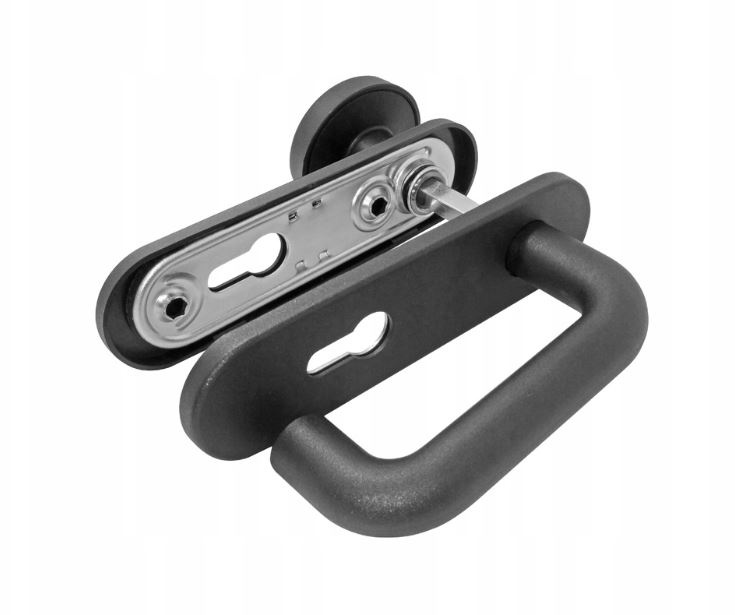 Okucie klamka-gałka M6 do drzwi przeciwpożarowych