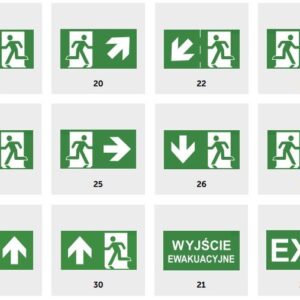 Piktogramy do opraw AWEX