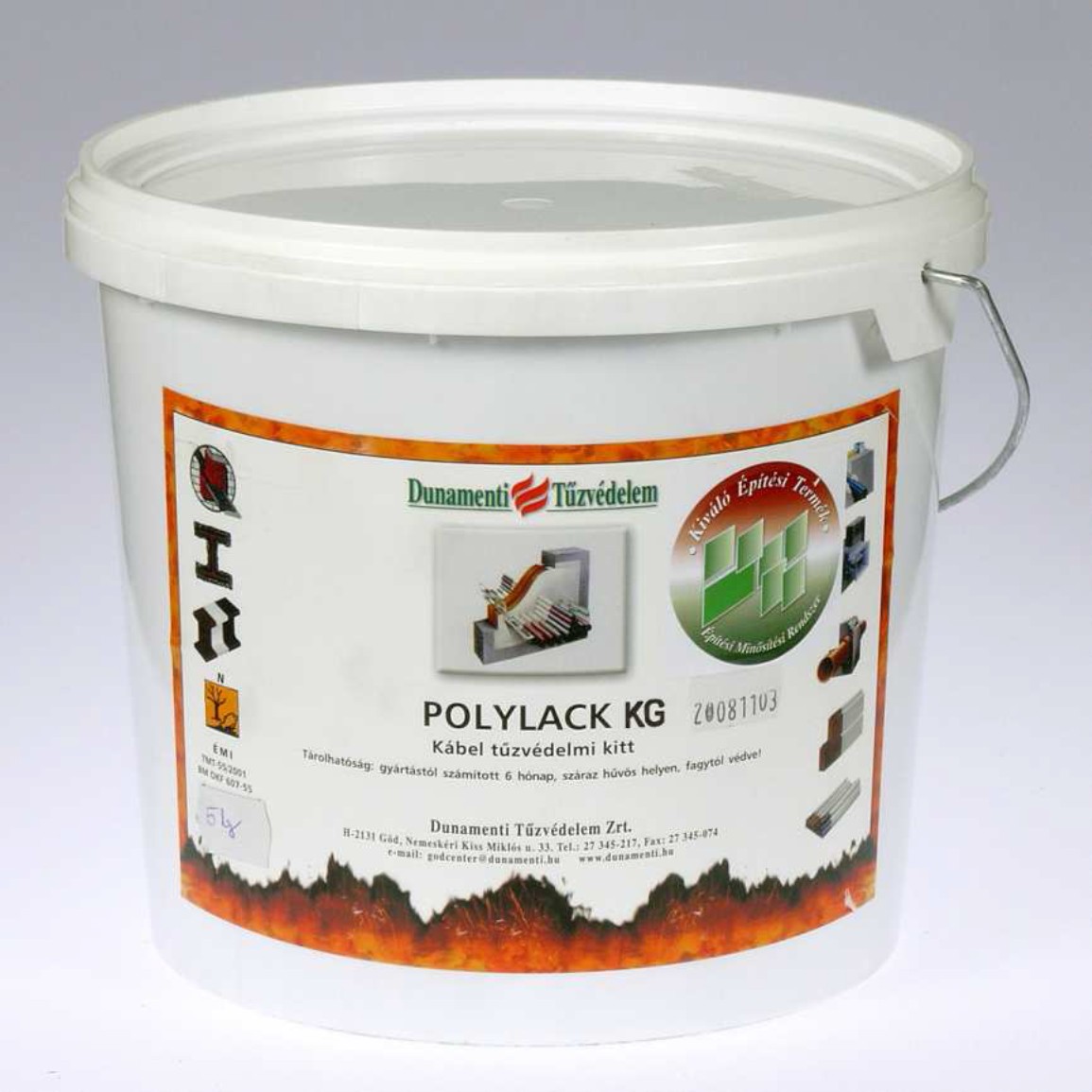 Polylack KG - pęczniejąca pasta ogniochronna