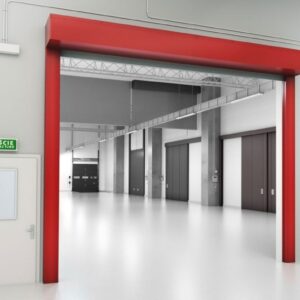 Przeciwpożarowa brama kurtynowa rolowana GSF KPR E120/EW60