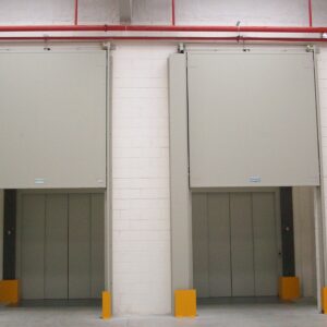 Przeciwpożarowe bramy gilotynowe EI120 automat