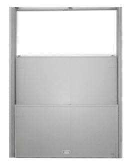 Przeciwpożarowe bramy gilotynowe wieloskrzydłowe EI120 NGR EF