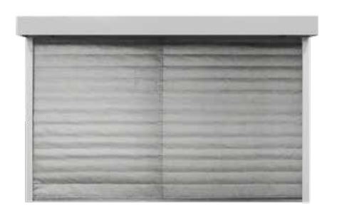 Przeciwpożarowe kurtyny rolowane dwupłaszczowe EI90 NGR EF