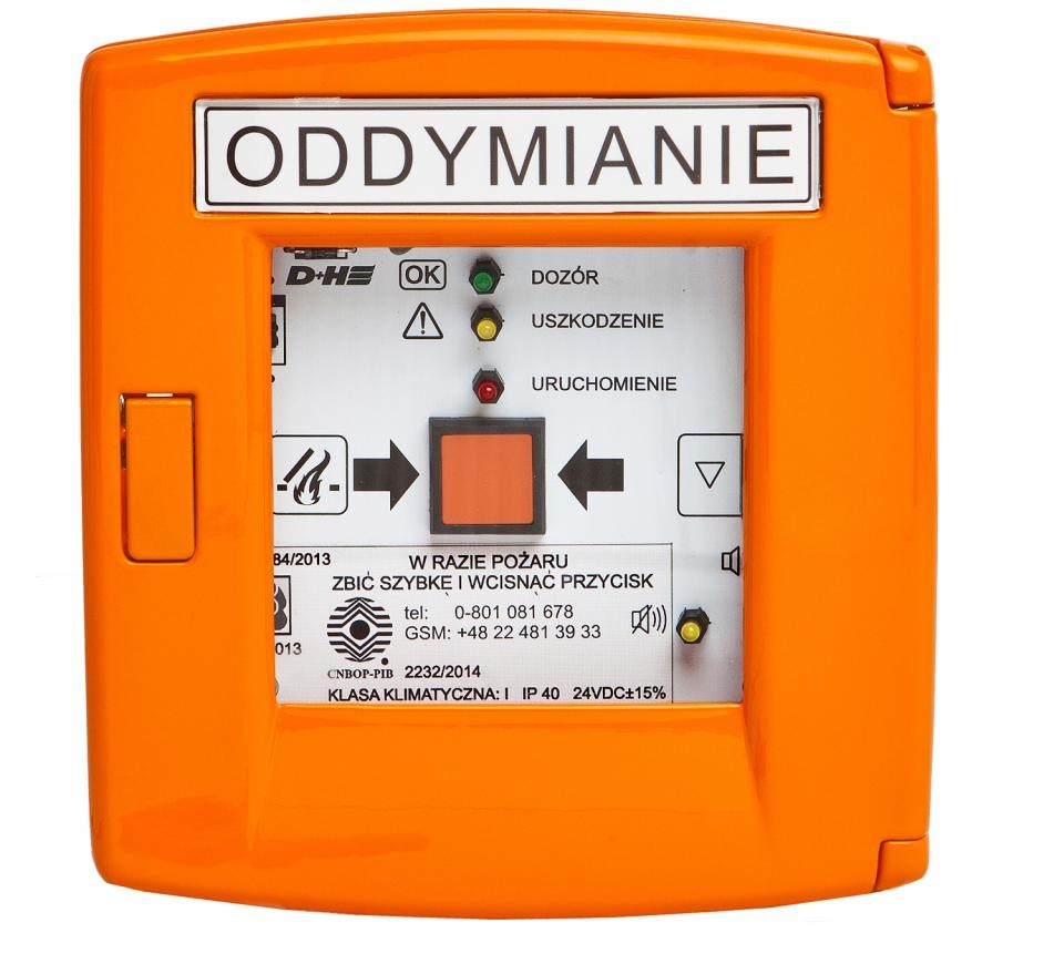 Przycisk oddymiania RT 45-ST-PL z sygnalizatorem