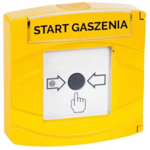 Przycisk START gaszenia, żółty HME/1021/11/17/02 INIM