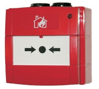 Ręczny ostrzegacz pożarowy zewnętrzny z izolatorem zwarć (wersja polska) MCP830 ZETTLER