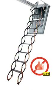 Schody strychowe przeciwpożarowe LSF EI60 FAKRO H305 cm