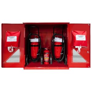 Szafa na dwie gaśnice przewoźne AP-25 W008 SUPRON