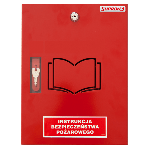 Szafka metalowa na instrukcje bezpieczeństwa