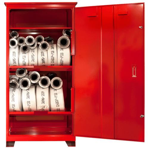 Uniwersalna szafa na sprzęt przeciwpożarowy W003 z półkami SUPRON