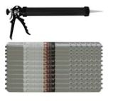 Zestaw past ogniochronnych Flame Cabel PASTA A (folia 600ml 72szt) + pistolet Carboline